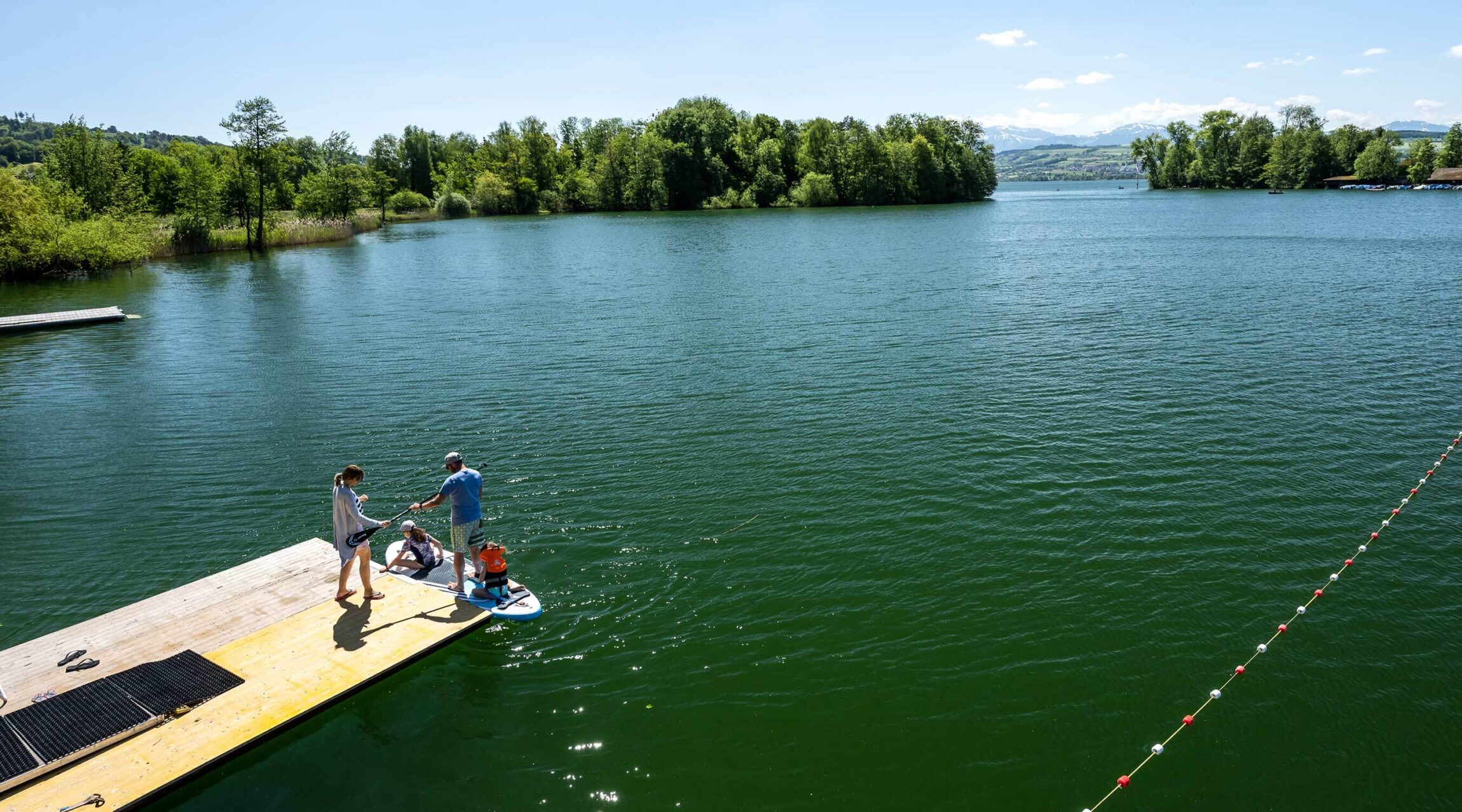 Naherholungsgebiet Sempachersee mit vielen Möglichkeiten.